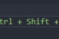 Ctrl + Shift + F 快捷键占用问题